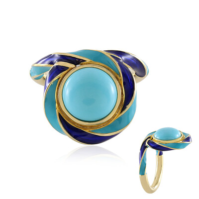Anello in argento con Turchese Sleeping Beauty