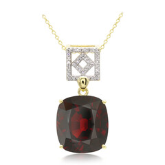Collana in oro con Spessartina (AMAYANI)