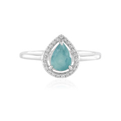 Anello in argento con Grandidierite