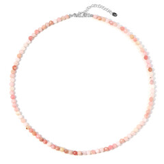 Collana in argento con Opale Rosa