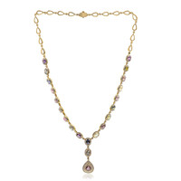 Collana in oro con Zaffiro Fancy (CIRARI)