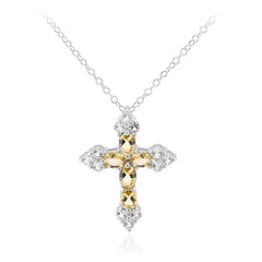 Collana in argento con Citrino