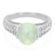 Anello in argento con Prehnite