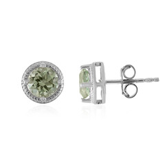Orecchini in argento con Ametista Verde