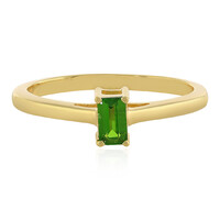 Anello in argento con Diopside Russo