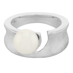 Anello in argento con Perla Akoya