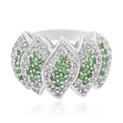 Anello in argento con Tsavorite