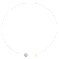 Collana in oro con Perla Tahitiana (TPC)
