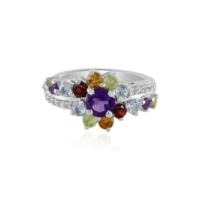 Anello in argento con Ametista