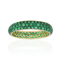 Anello in oro con Smeraldo Zambia AAA (Estée Collection)