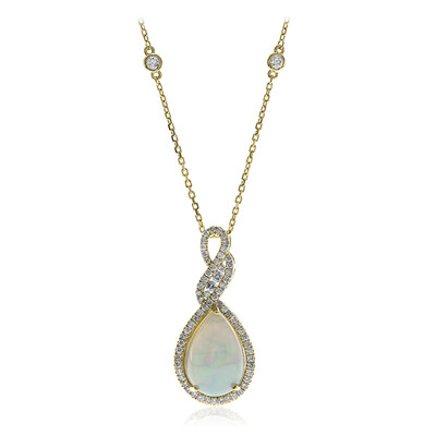 Collana in oro con Opale di Welo AAA (CIRARI)
