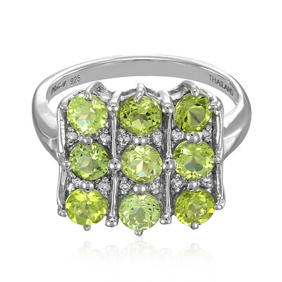 Anello in argento con Tormalina Paraíba