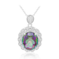 Collana in argento con Quarzo Mistico