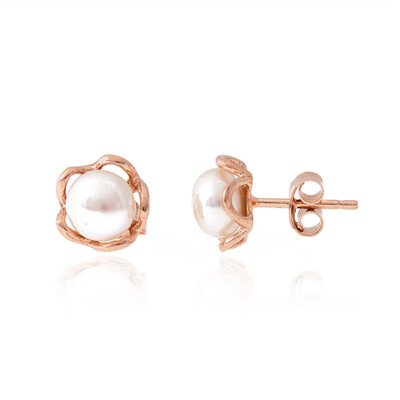 Orecchini in argento con Perla di Acqua Dolce (Joias do Paraíso)