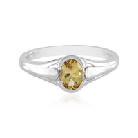 Anello in argento con Berillo Giallo