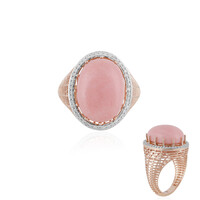 Anello in oro con Opale Rosa (Ornaments by de Melo)