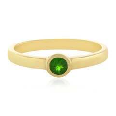 Anello in argento con Diopside Russo