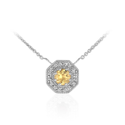 Collana in argento con Citrino