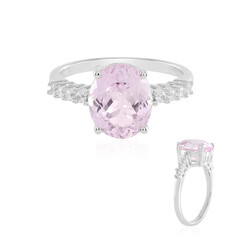 Anello in argento con Kunzite