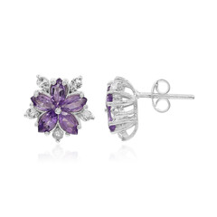 Orecchini in argento con Ametista