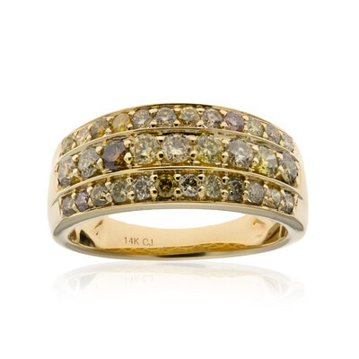 Anello in oro con Diamante Fancy SI2 (CIRARI)