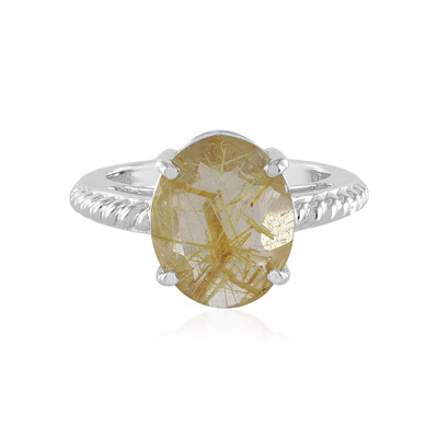 Anello in argento con Quarzo Rutilato