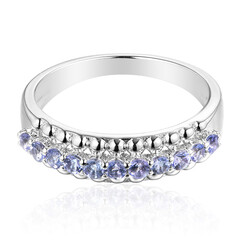 Anello in argento con Tanzanite