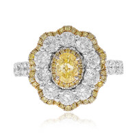 Anello in oro con Diamante Giallo SI2 (CIRARI)
