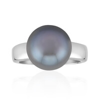 Anello in argento con Perla Mistica d'Acqua Dolce (TPC)