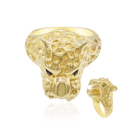 Anello in argento con Quarzo Fumè