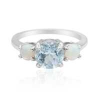 Anello in argento con Topazio Blu Cielo