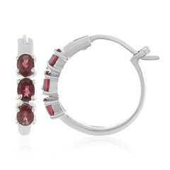 Orecchini in argento con Rodolite