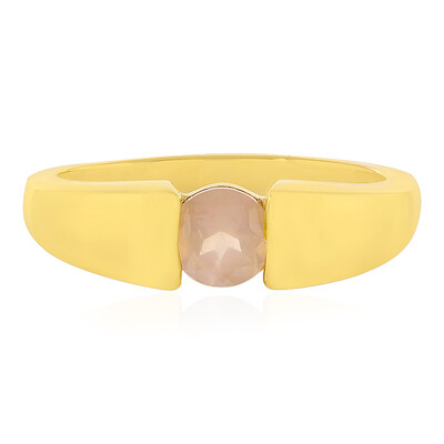 Anello in argento con Quarzo Rosa