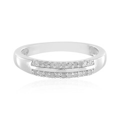 Anello in argento con Diamante PK (J)