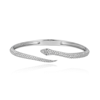 Bracciale in argento con Topazio Bianco