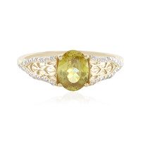 Anello in oro con Sfene