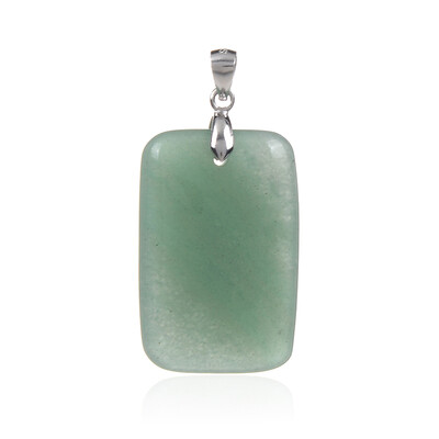 Ciondolo in argento con Avventurina Verde
