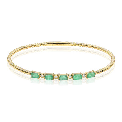 Bracciale in oro con Smeraldo Zambia AAA (CIRARI)