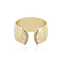 Anello in oro con Diamante Champagne I3