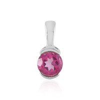 Ciondolo in argento con Topazio Rosa
