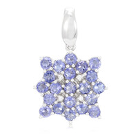 Ciondolo in argento con Iolite del Madagascar