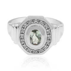 Anello in argento con Tanzanite Verde