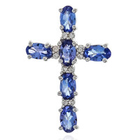 Ciondolo in argento con Tanzanite