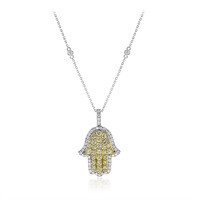 Collana in oro con Diamante Giallo SI2 (CIRARI)