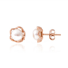 Orecchini in argento con Perla di Acqua Dolce (Joias do Paraíso)