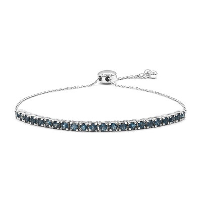 Bracciale in oro con Topazio Blu Londra