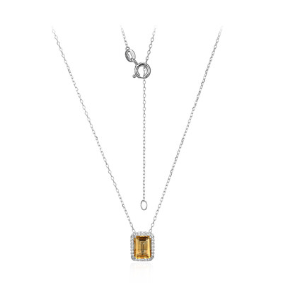 Collana in argento con Citrino
