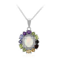 Collana in argento con Opale di Welo