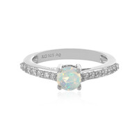 Anello in argento con Opale di Welo