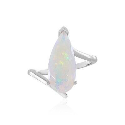 Anello in argento con Opale di Welo AAA (de Melo)